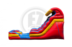 16ft Rainbow Double Lane Water Slide