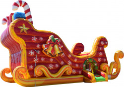 Santa Sleigh Bounce and Slide