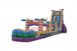 27ft Tiki Plunge Double Lane with Slip and Slide