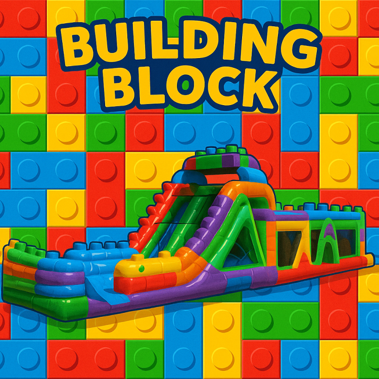 47' Building Block Obstacle Dry Slide
