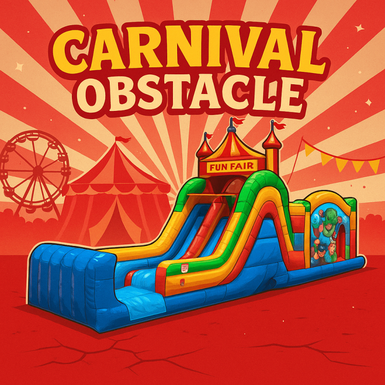 47' Carnival Obstacle Dry Slide