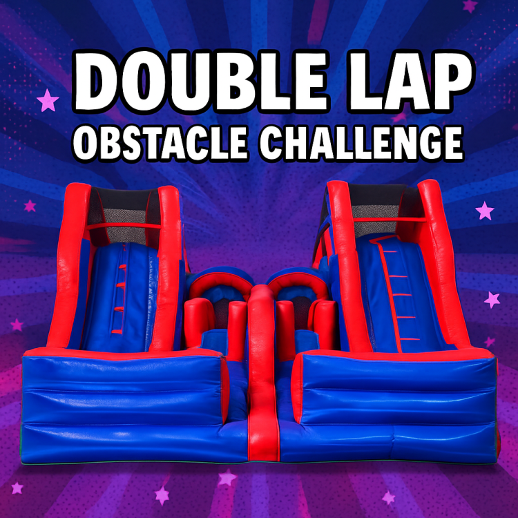 56' Double Lap Obstacle Challenge with Slide