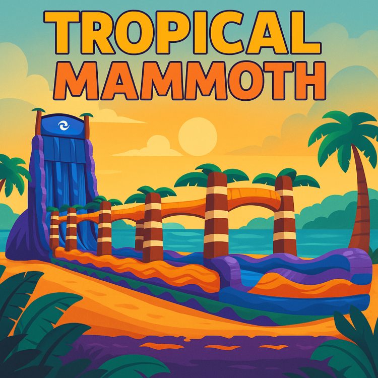 40' Tropical Mammoth Waterslide