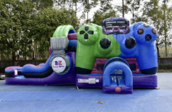 Game Zone Double Lane Bounce and Slide