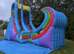 22ft Rampage Halfpipe Water Slide
