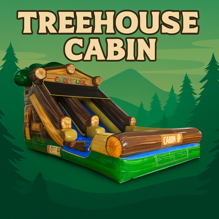 13' Treehouse Cabin Dry Slide