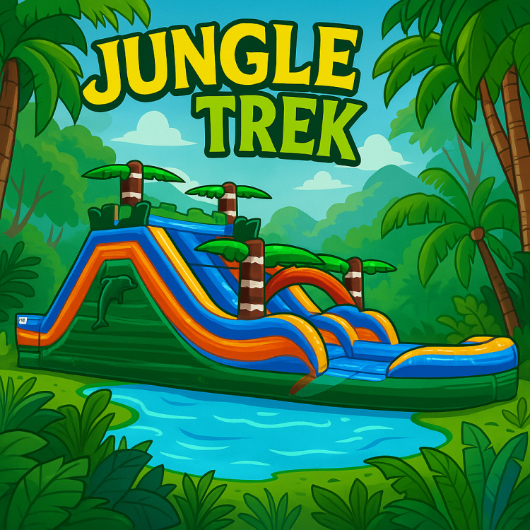 16ft Jungle Trek Rock Climb Slide