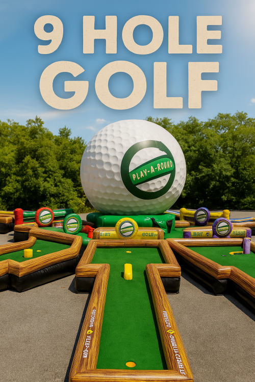 9 hole Inflatable golf