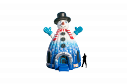 Snowman Bounce House