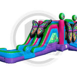Butterfly World Double Lane Bounce and Slide