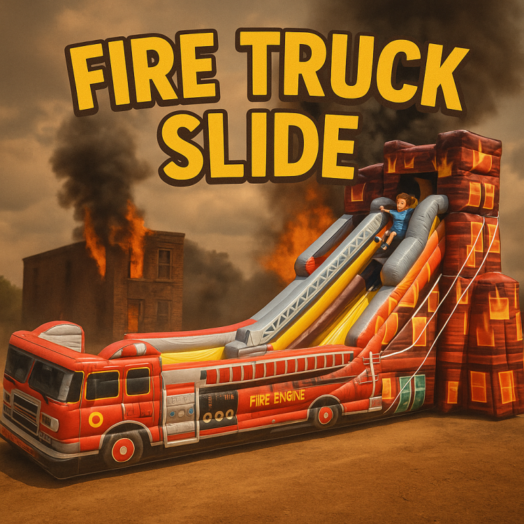 17ft Fire Truck Slide