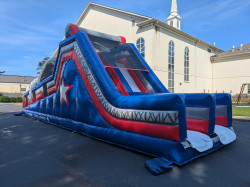 45 Ft Ninja Patriot Dry Obstacle Course