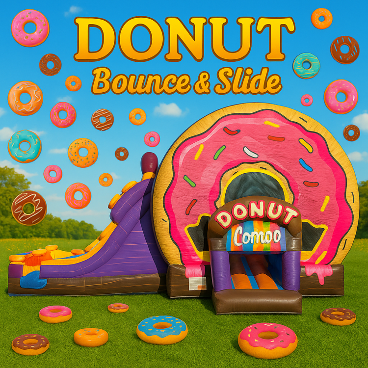 Donut Double Lane Bounce and Slide