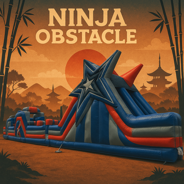 70' Ninja Obstacle Course
