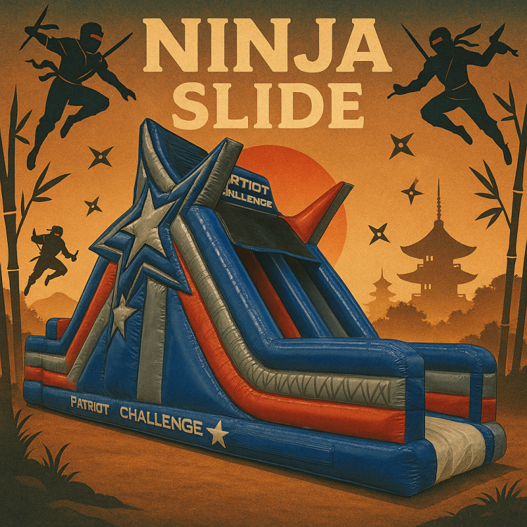 16ft Ninja Rock Climb Slide