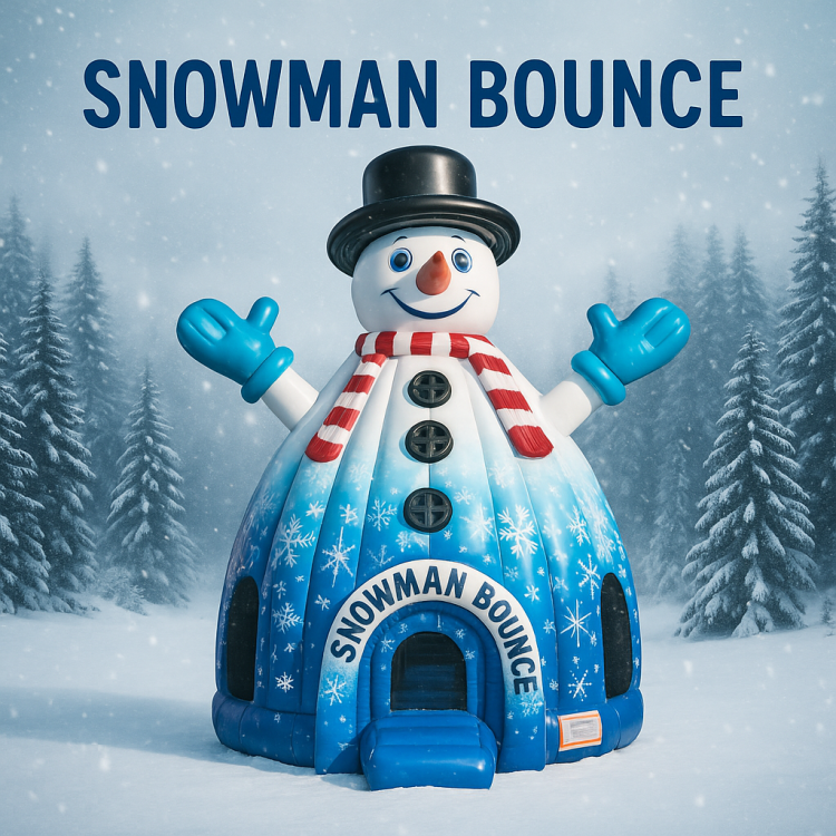 Snowman Bounce House