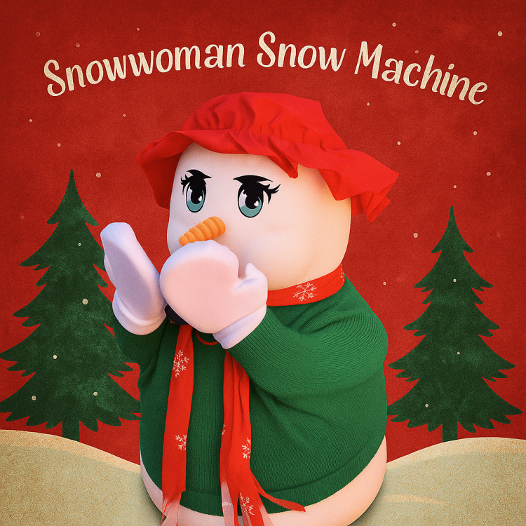 Snow Woman Snow Machine
