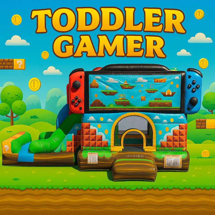 Toddler Gamer Bounce and Slide