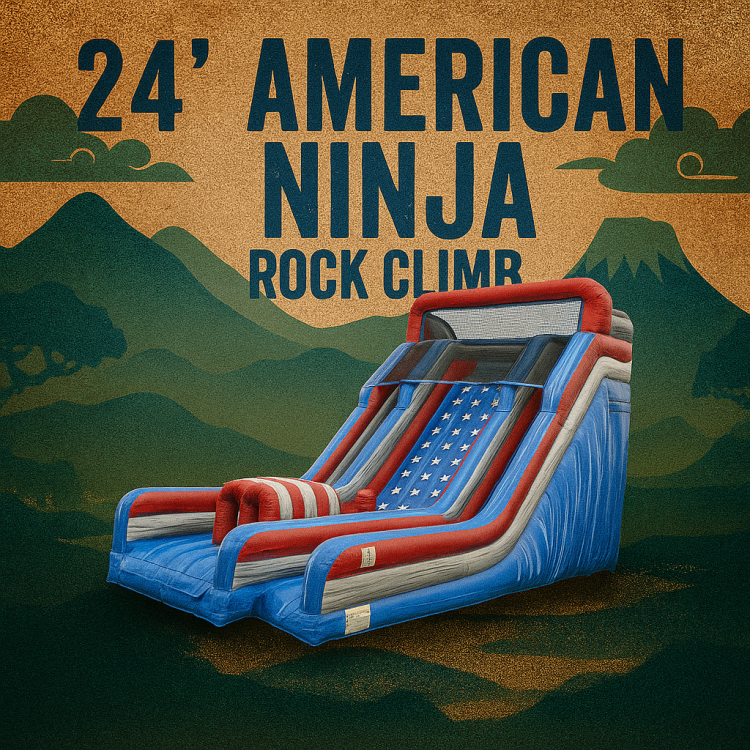 24' American Ninja Rock Climb