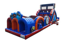 60' Triple Lane Drag Race Obstacle