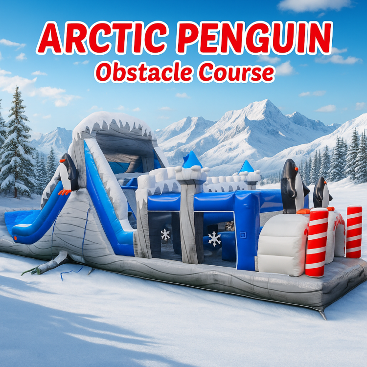 40' Arctic Penguin Obstacle Course 40' Arctic Penguin Obstacle Course