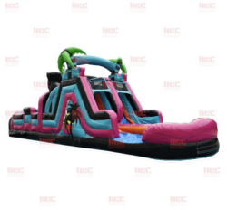 40' Beach Vibes Obstacle Water Slide