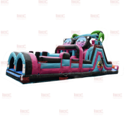 40' Beach Vibes Obstacle Water Slide