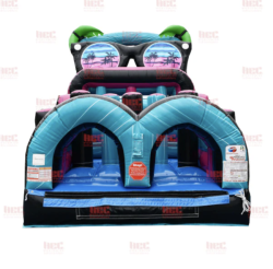 40' Beach Vibes Obstacle Water Slide