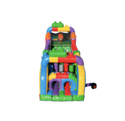 40' Block Party Obstacle Water Slide