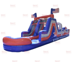 40' Patriot Obstacle Water Slide