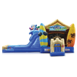 Beach Party Double Lane Bounce and Slide