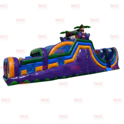 45' Radical Rampage Tropical Obstacle Course