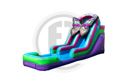 15' Butterfly Single Lane Water Slide