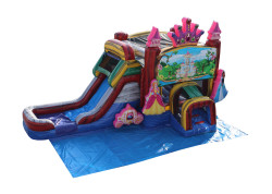 Princess Palace Double Lane Bounce and Slide