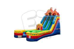 20ft Fun Fair Double Lane Slide