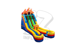 20ft Fun Fair Double Lane Slide