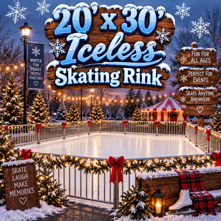 20'x 30' Iceless Skating Rink 20'x 30' Iceless Skating Rink