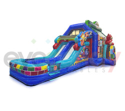 Toy Store Double Lane Bounce and Slide
