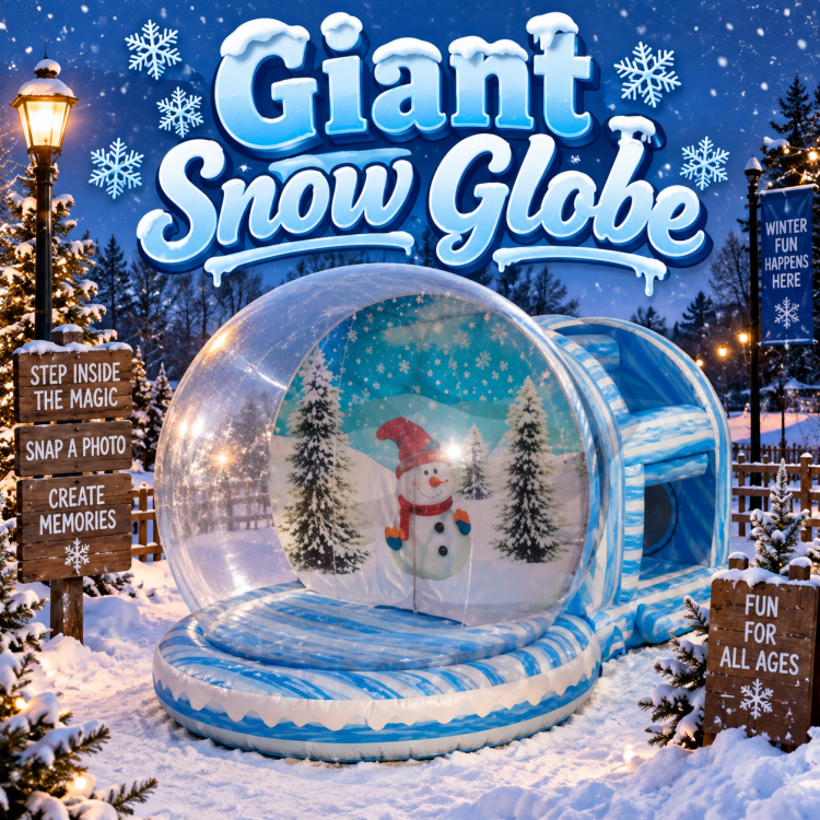 Giant Snow Globe Portrait Studio Giant Snow Globe Portrait Studio
