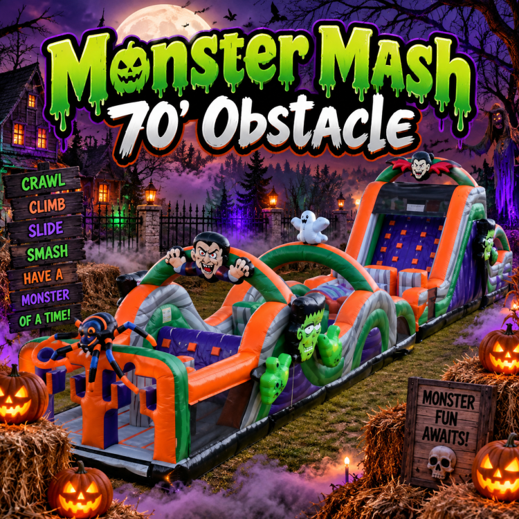 70ft Monster Mash Obstacle Course 70ft Monster Mash Obstacle Course